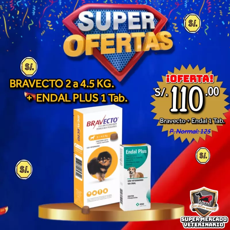 PROMO BRAVECTO 2 a 4.5 KG