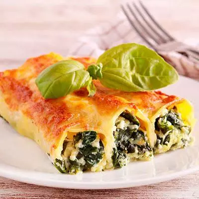 CANELONES DE VERDURA