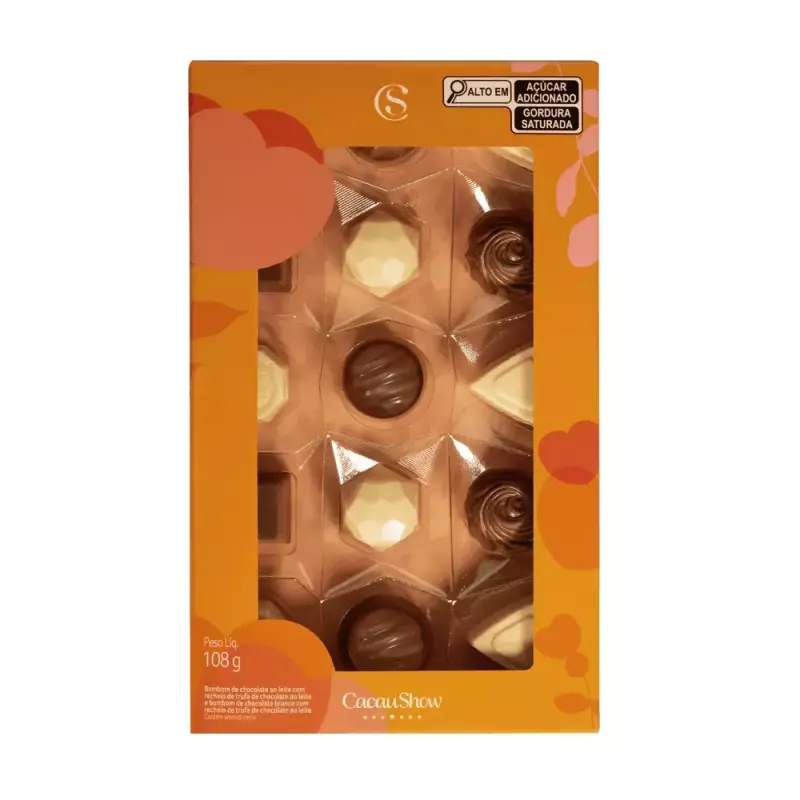 Caixa de Bombons Mini Show Sort 108g