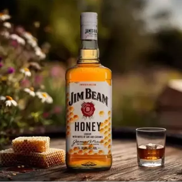 Whisky Bourbon Jim Beam Honey 1L