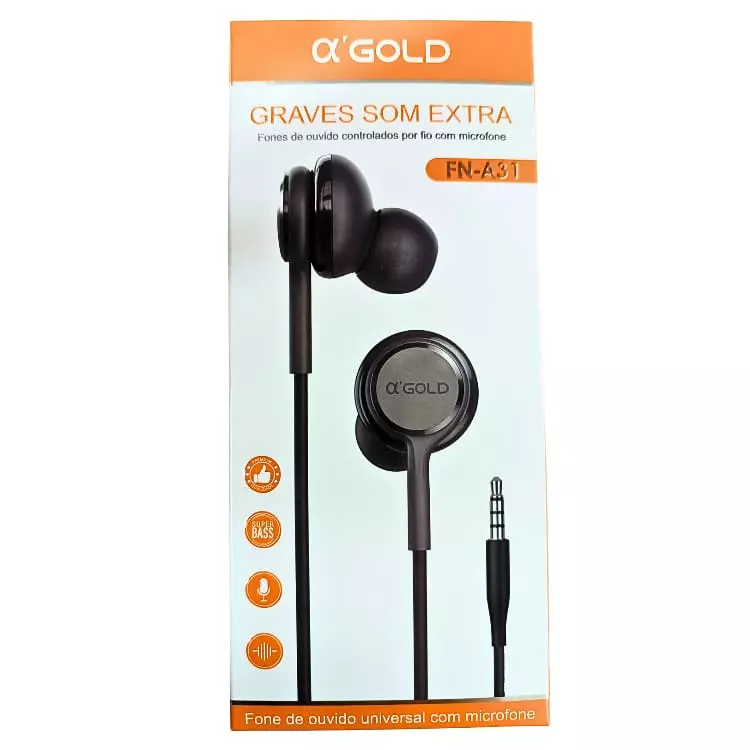 FONE DE OUVIDO GOLD FN-A31