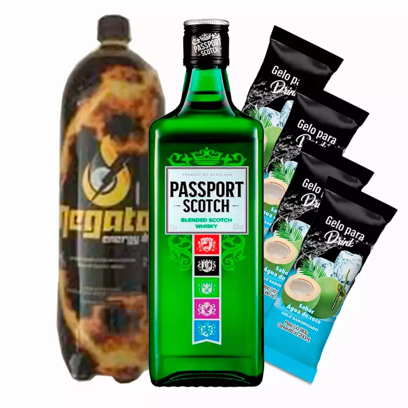 Combo passaport com energético 2l