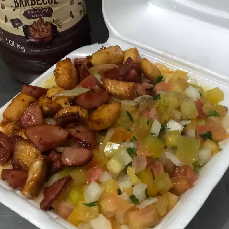 FRANGO E CALABRESA (PIRÃO)