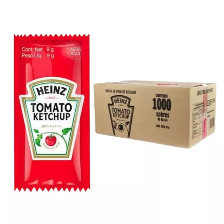 CAJA CATSUP HEINZ C/1000 SOBRES