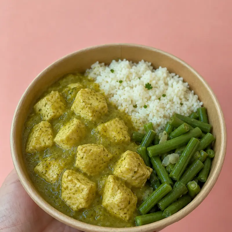 Pechuga de pollo en salsa verde