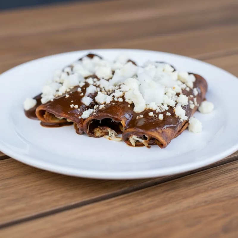Enchiladas de Mole