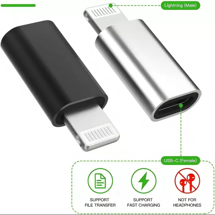 ADAPTADOR USB-C TO LIGHTINING ZJT016