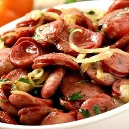 (G)Linguiça Calab Acebola + Espaght a Parmegi