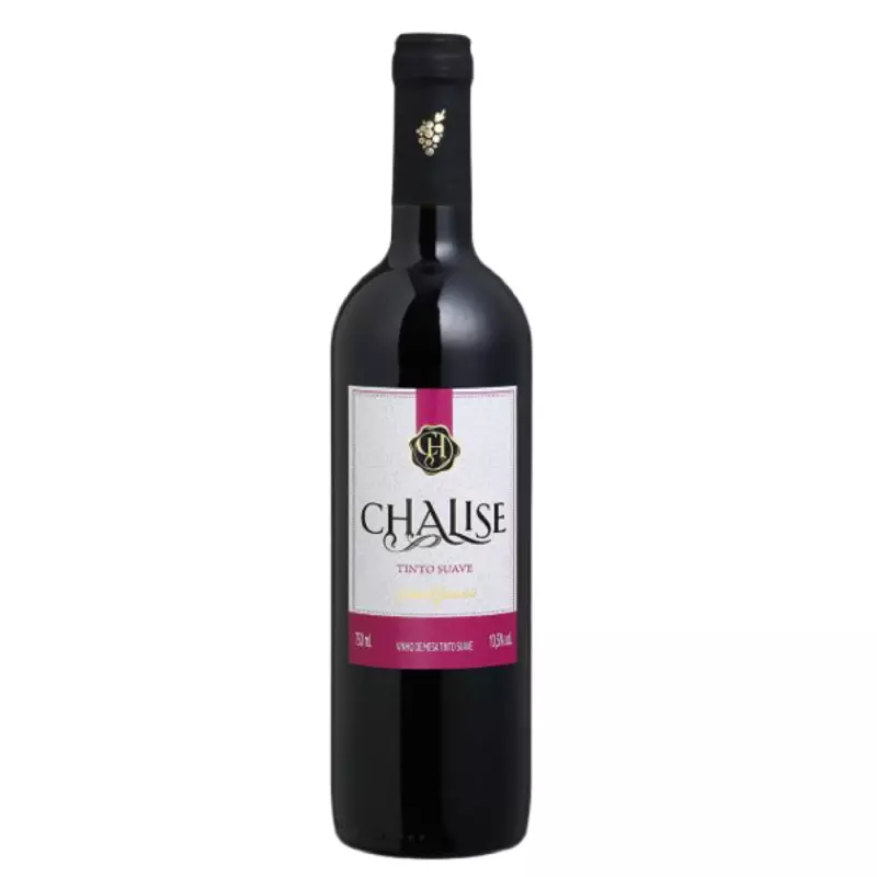 Vinho tinto suave chalise 750ml