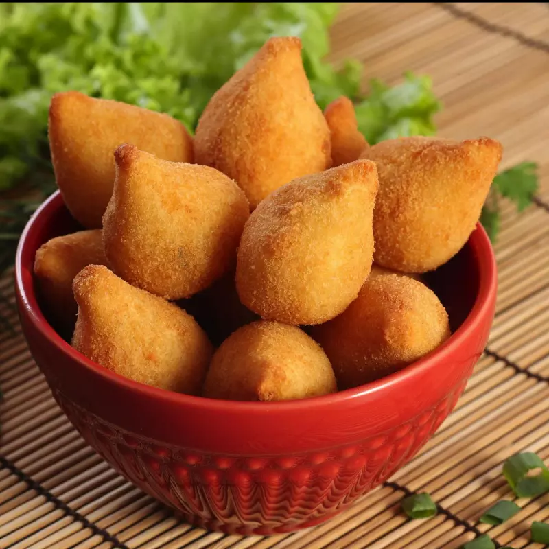 Porção de Mini Coxinhas Frango