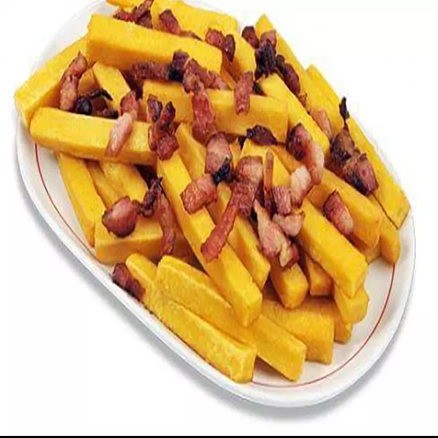 PORÇÃO DE POLENTA,BACON,QUEIJO,CHEDDAR