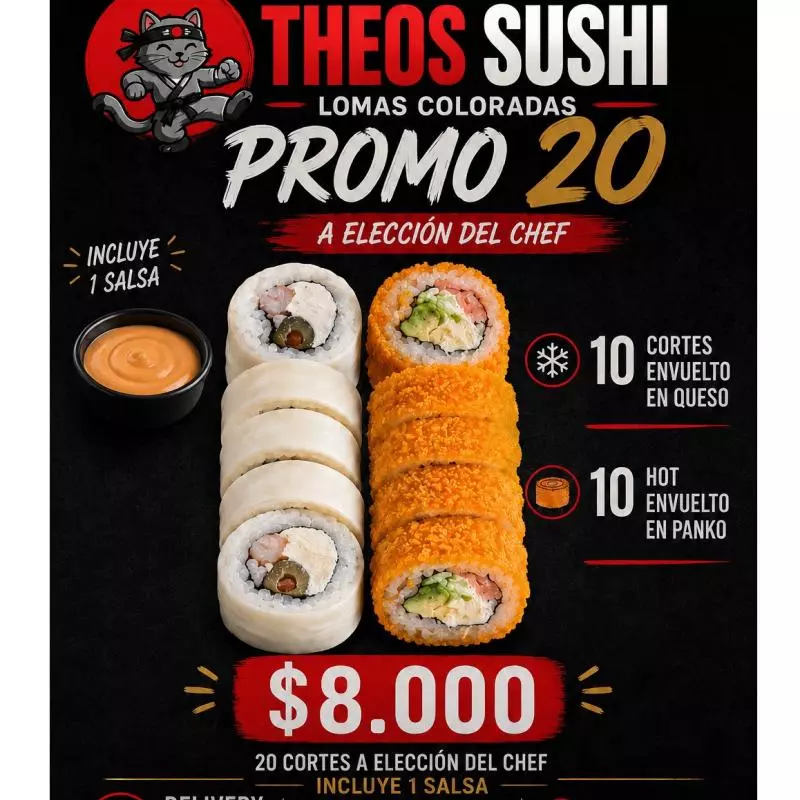 20 Piezas Elección del Chef