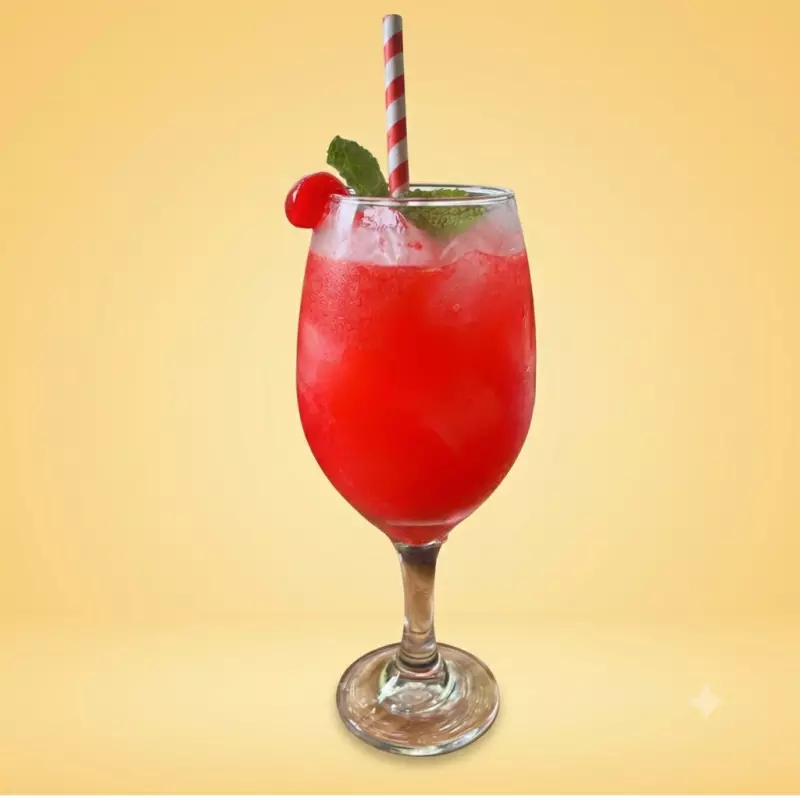 Soda saborizada de cereza