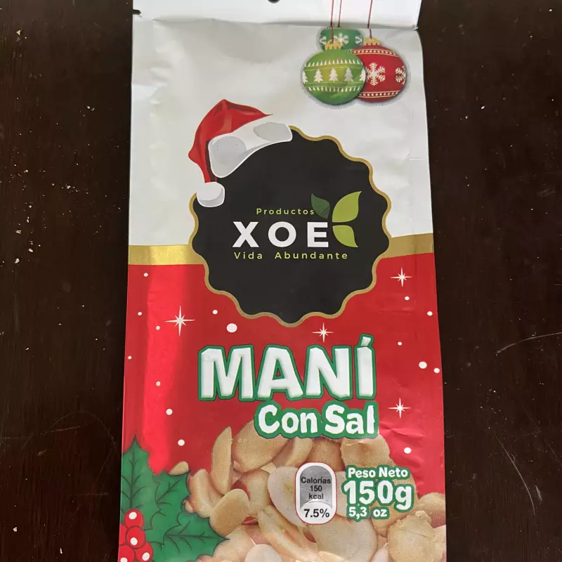Paquete mani salado