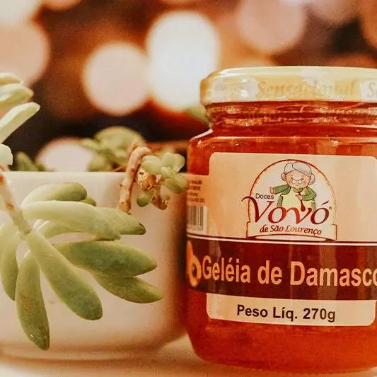 Geléia de damasco Vovó 270gr