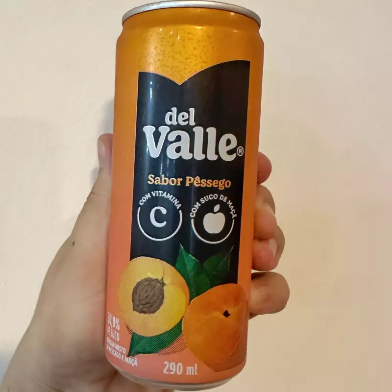 Suco Pêssego del valle lata