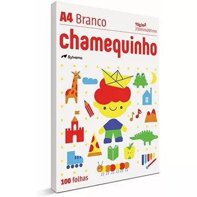 Papel sulfite Branco A4 Chamequinho