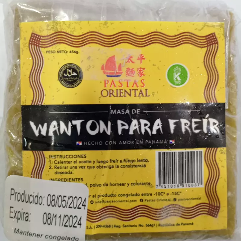 炸云吞皮 Wanton para freír