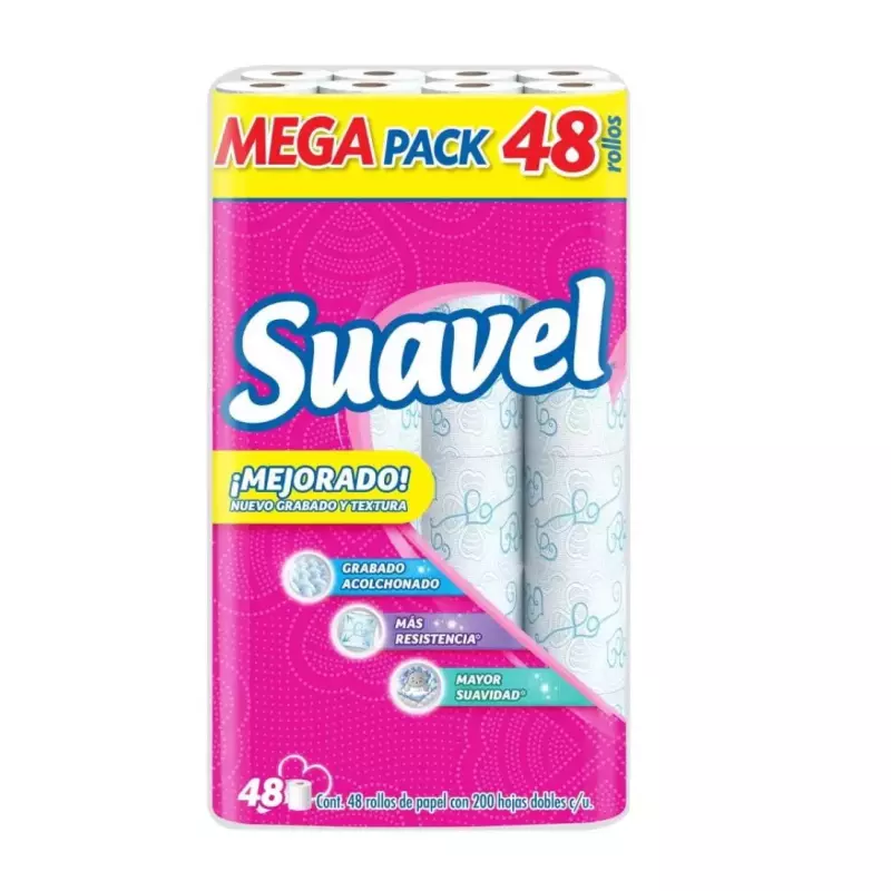 PAPEL SUAVEL 48 rollos