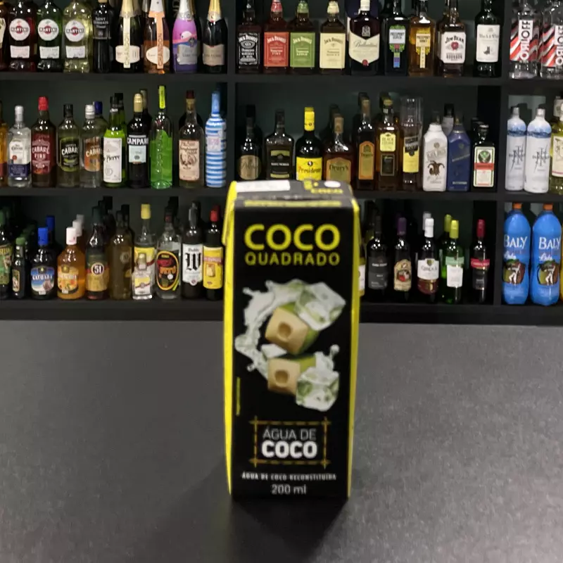 Gelo água coco quadrado 200ml