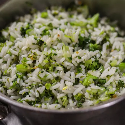 Arroz de Brócolis