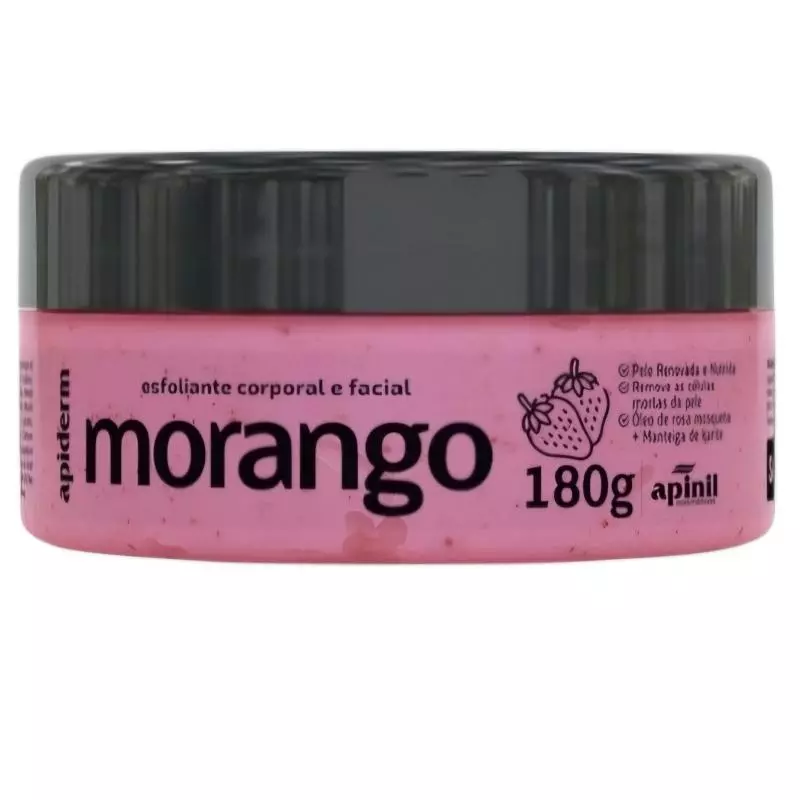 Esfoliante Corporal e facial Morango