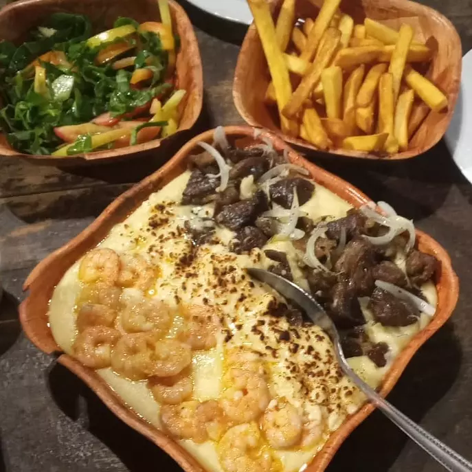 Pirão de Aipim G Completo Misto