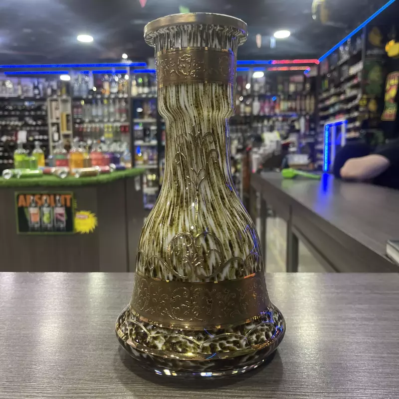 VASO EGGERMAN FOLHADO A OURO