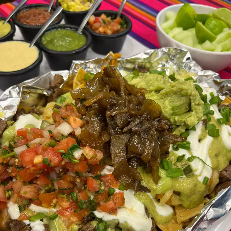 Nachos de arrachera