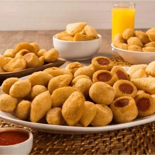 KIT - MINI SALGADOS 100unds