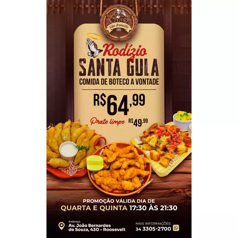 Cardápio Santa Gula