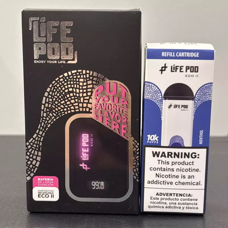 KIT LIFE POD ECO 2 10k MENTHOL