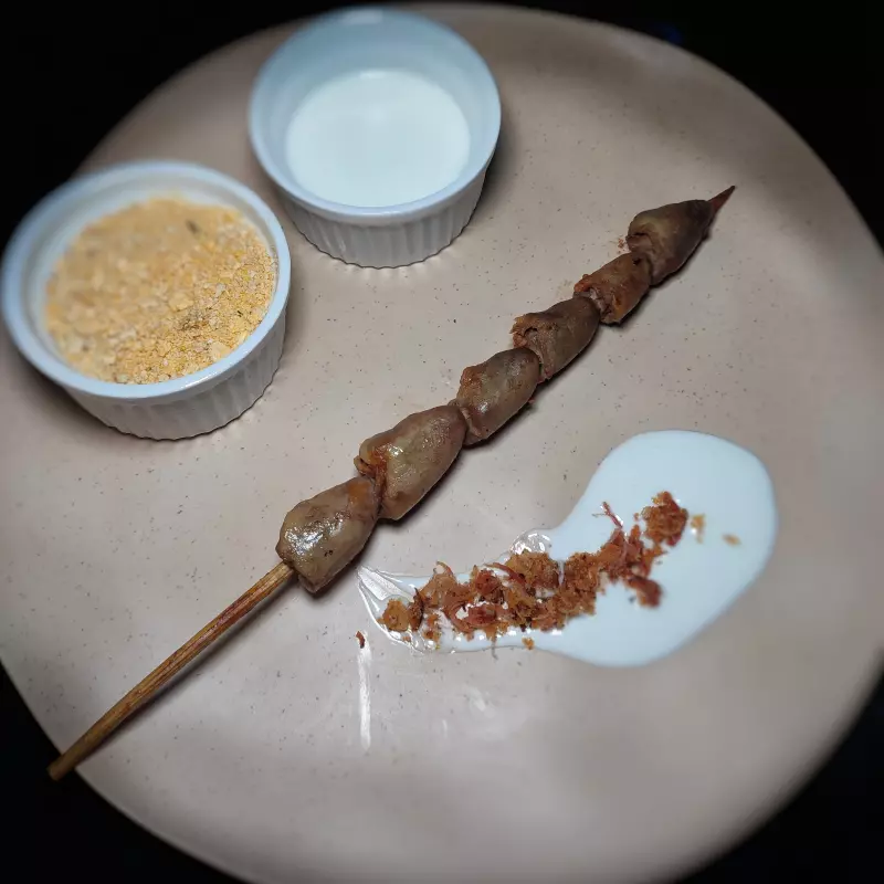 Espetinho de coração