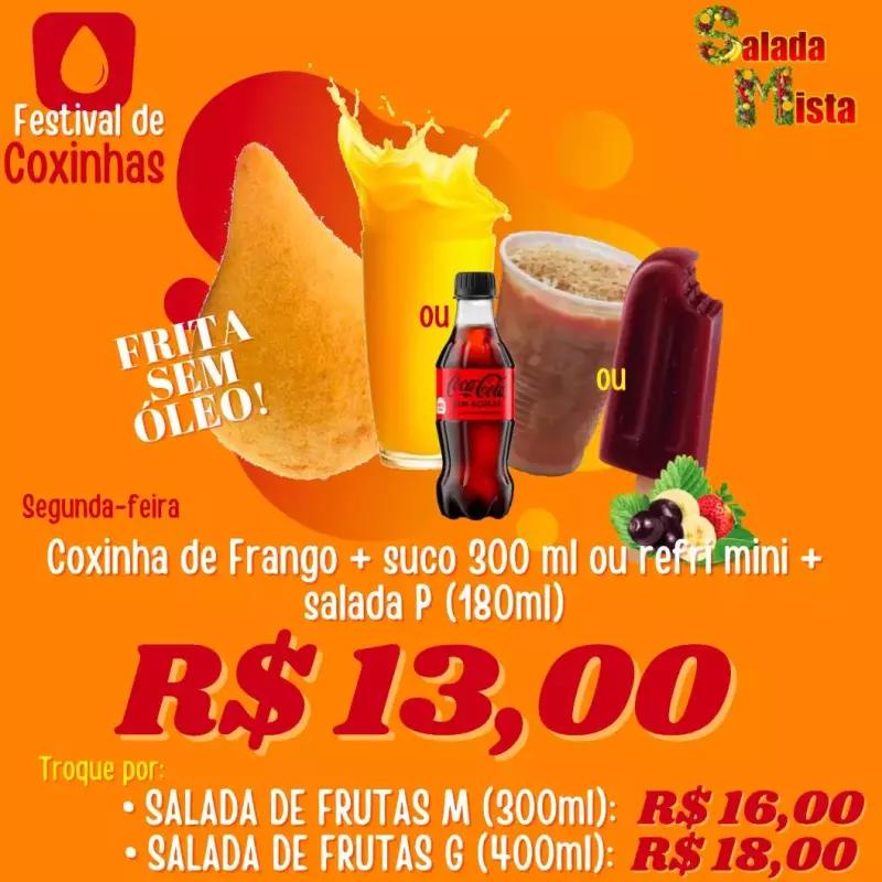 SEGUNDA Coxinha de Frango
