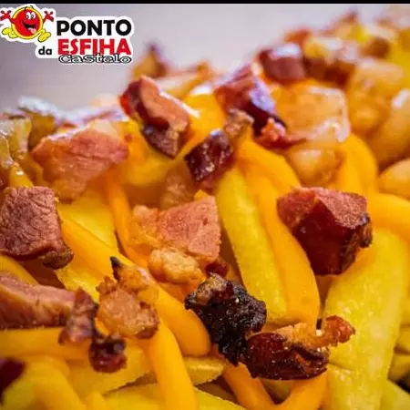 Batata Frita Com Cheddar e Bacon