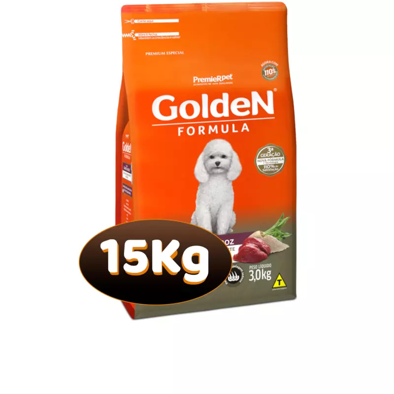 15 Kg - GoldeN Formula Adultos Carne