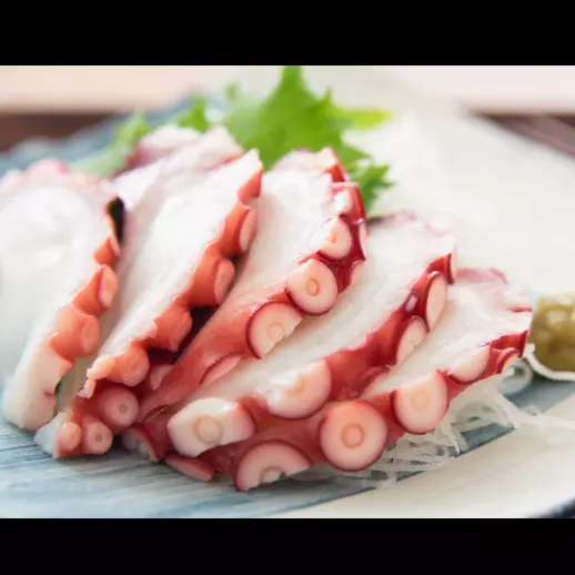 sashimi de POLVO 6 fatias