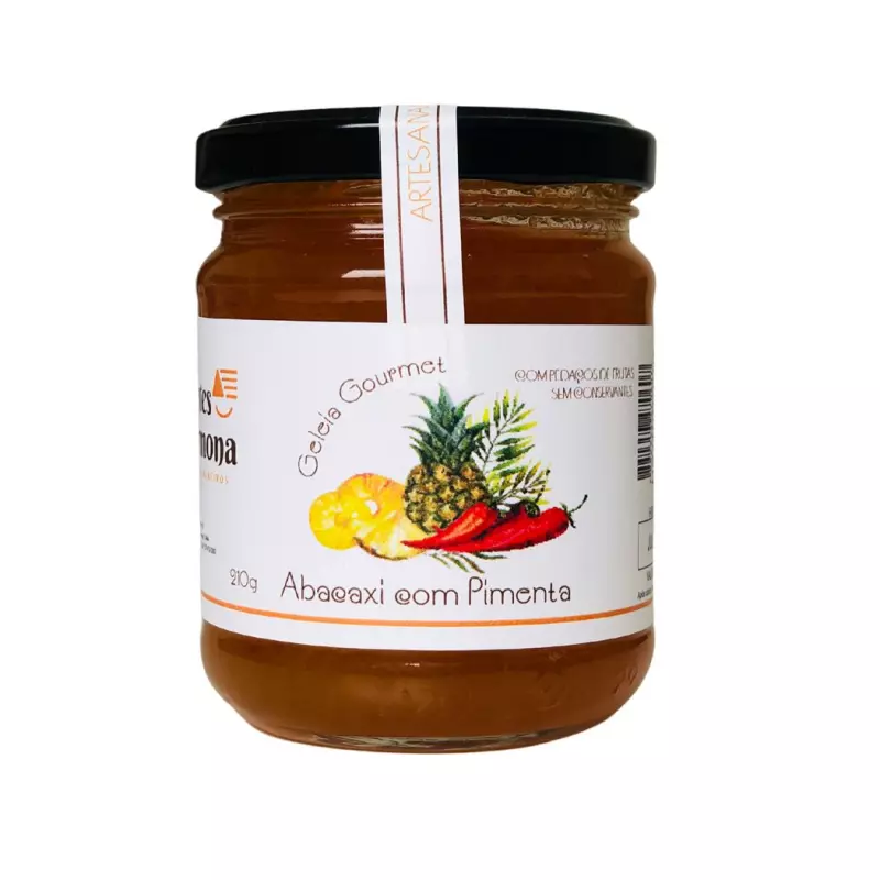 Geleia de Abacaxi com Pimenta