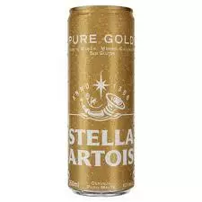 CERVEJA STELLA PURE GOLD LATA 350ML