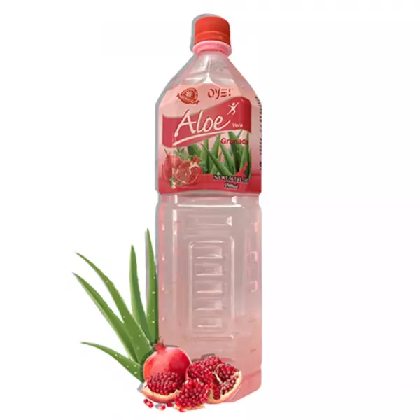 Agua Aloe Vera Granada Oye! 1.5 c.c.