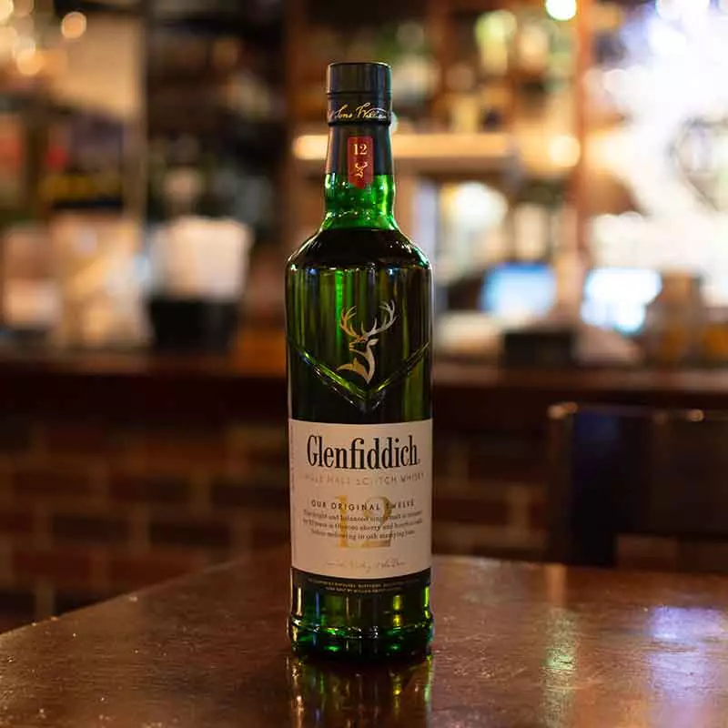 Trago de Glenfiddich 12 Years