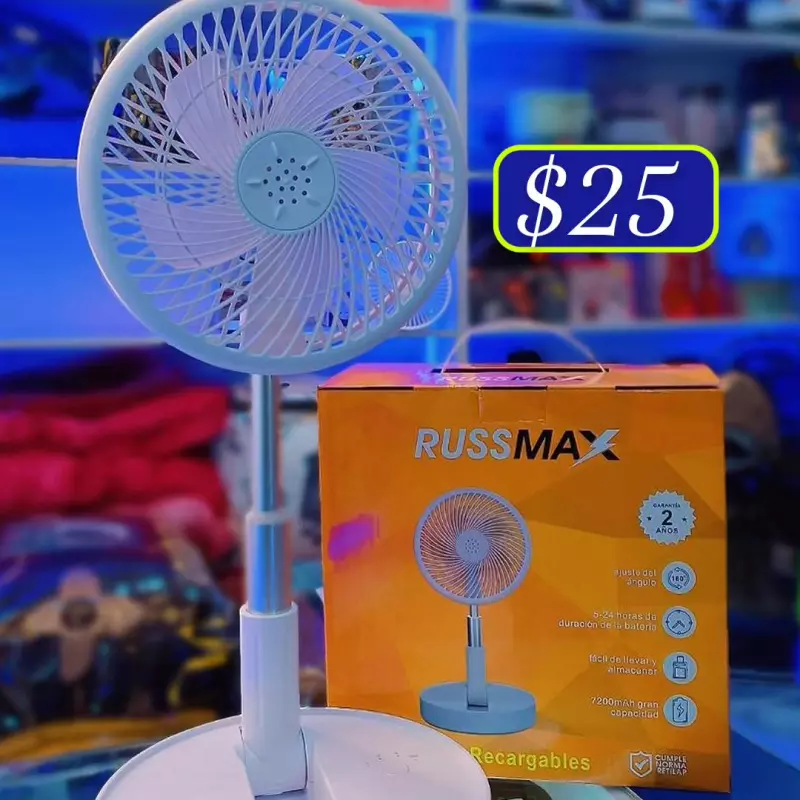 Ventilador Recargable ajustable