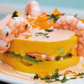 Causa Acevichada de Langostino