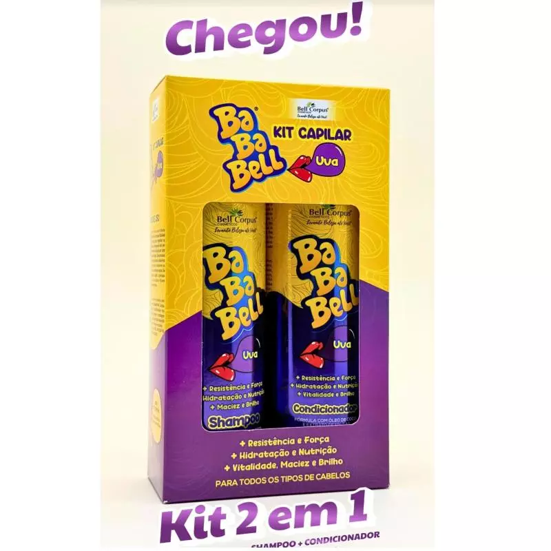 Kit 2x1 Bell Corpus Bababell Uva