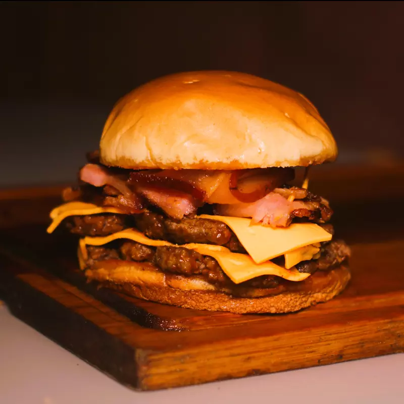 10. DOUBLE BACON BURGUER