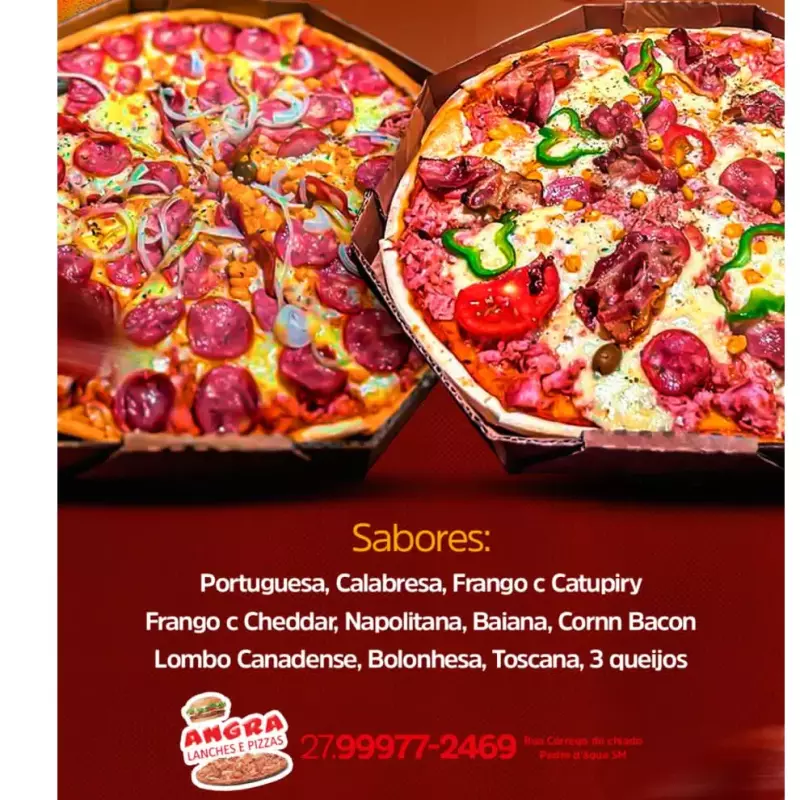 02 PIZZA COM BORDA + REFRIGERANTE 2L