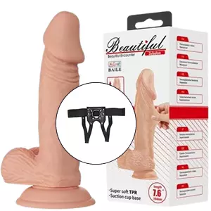 BEAUTIFUL ZEBULON  7.6"  +  STRAP-ON