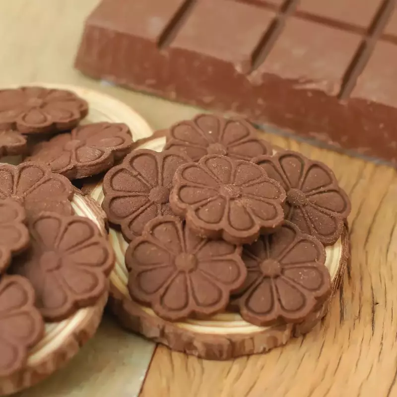 Biscoito amanteigado de cacau