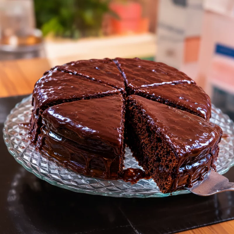 Fatia chocolatudo-chocolate ao leite