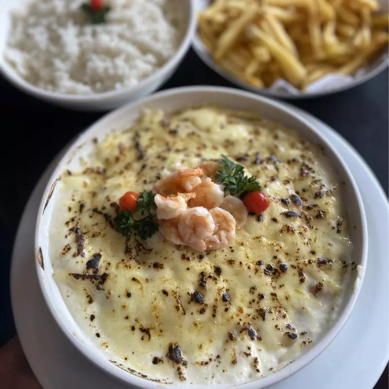 CAMARÃO AO CATUPIRY GRATINADO P/2
